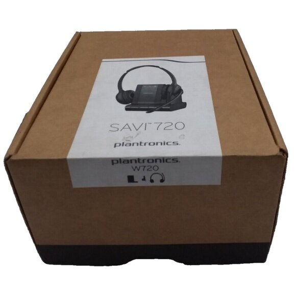 Plantronics SAVI W720 Multi Device Wireless Headset System Bluetooth Box Manual - Picture 1 of 15